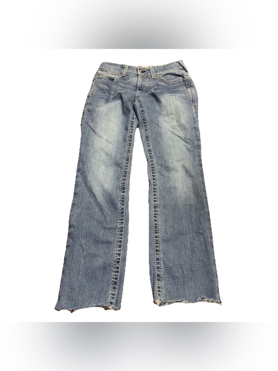 Ariat Denim - Ariat Real‎ Denim Jeans Size 30x30 Cutoffs Raw Hem Thick Stitch Western Flaws